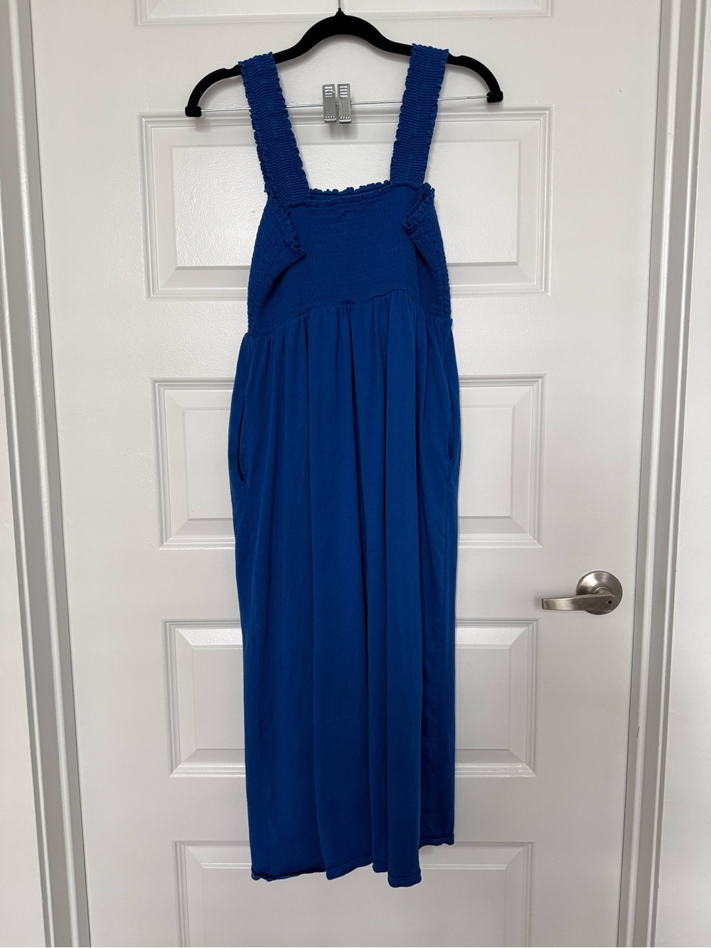 Old Navy Royal Blue Smocked-Strap - Picture 2 of 6